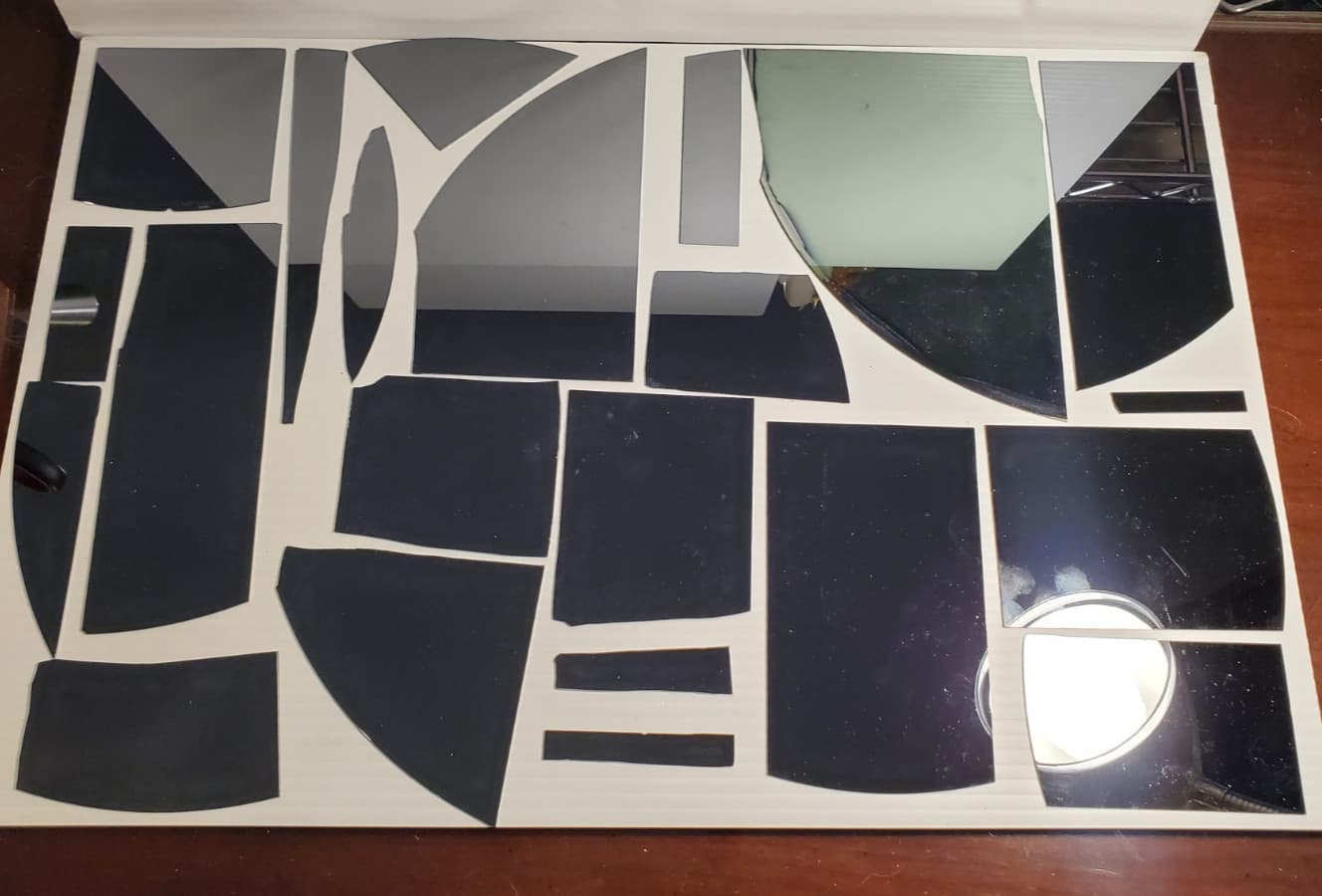 Si Mono Silicon Art Wafer Pieces Plain No Design Jewelry Decor Lot Projects  MKK