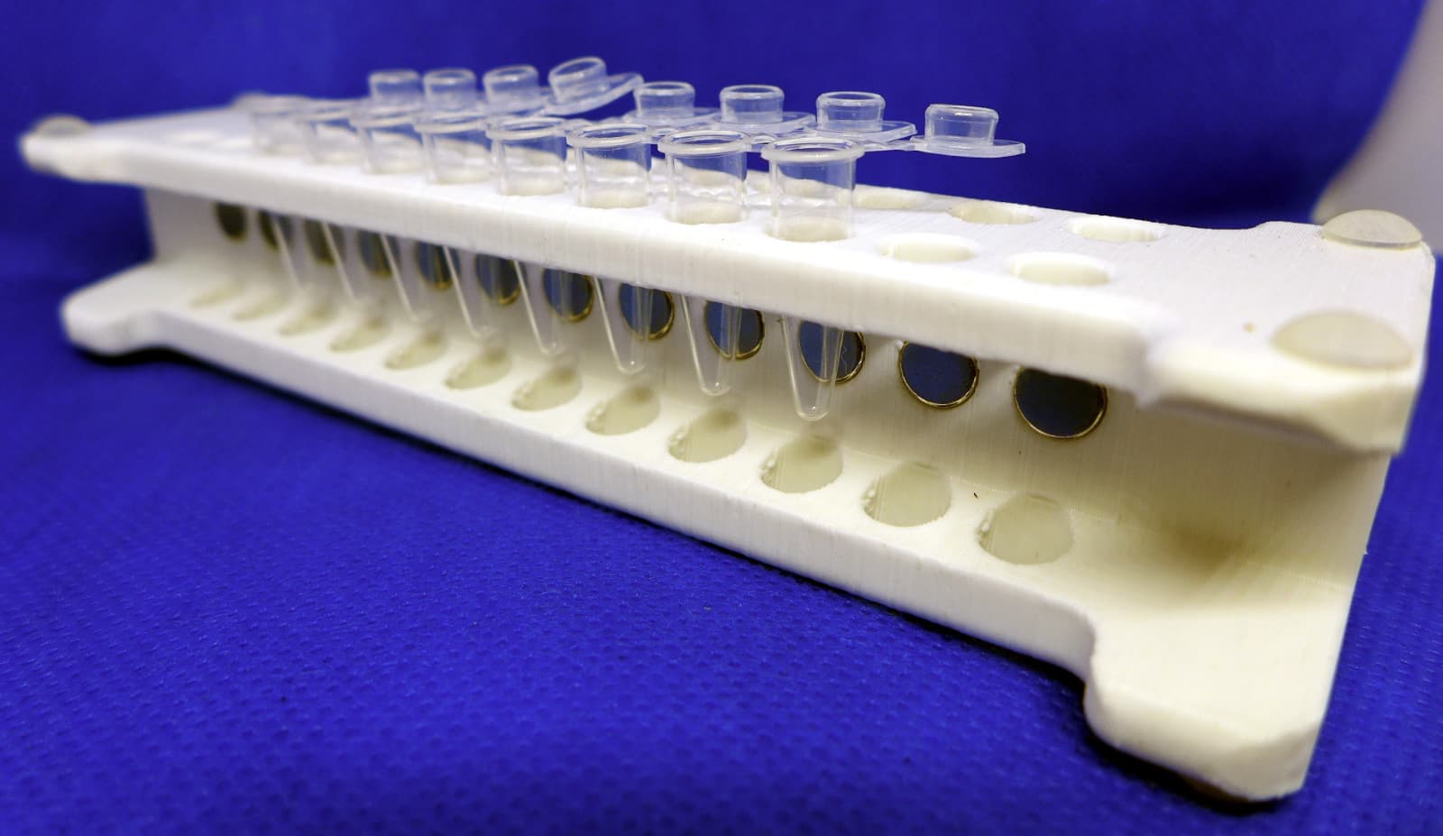 Magnetic rack for 150-250 uL PCR tubes (12 each side) DNA RNA purification 2