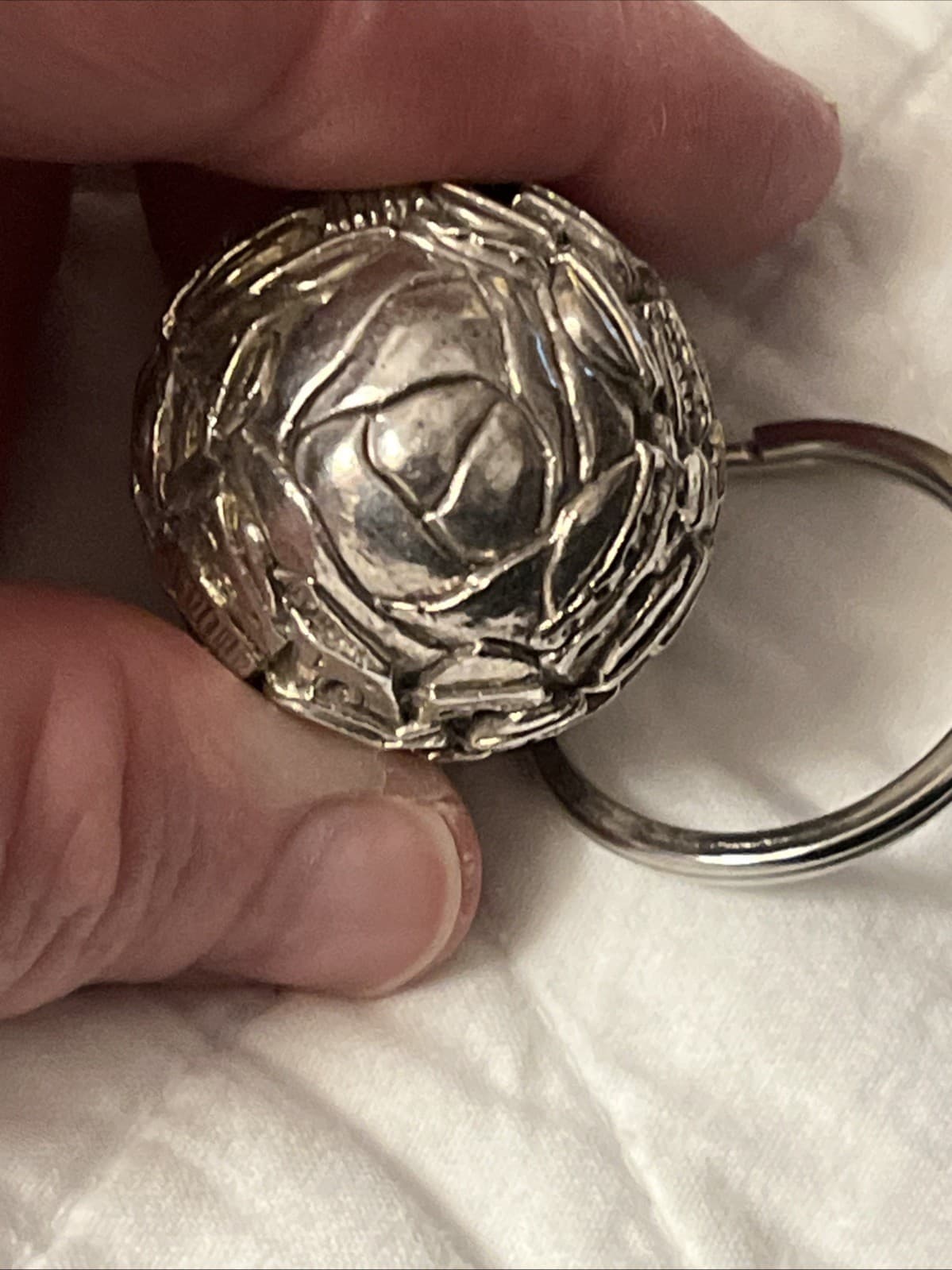 Jerusalem Rose 925 Sterling Keychain Or Pendant 5