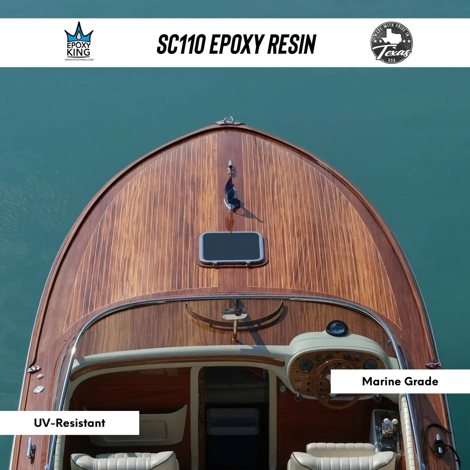 CLEAR EPOXY RESIN 3 GALLON KIT * UV RESISTANT * MARINE GRADE * NON-TOXIC * BOAT 6