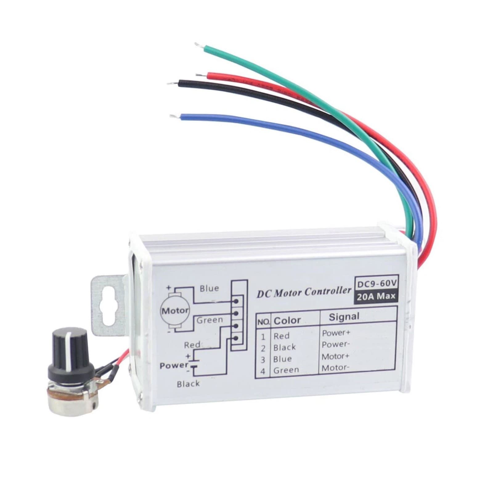 1* 25kHz PWM DC Motor Speed Controller With Durable and Sturdy Structure 3