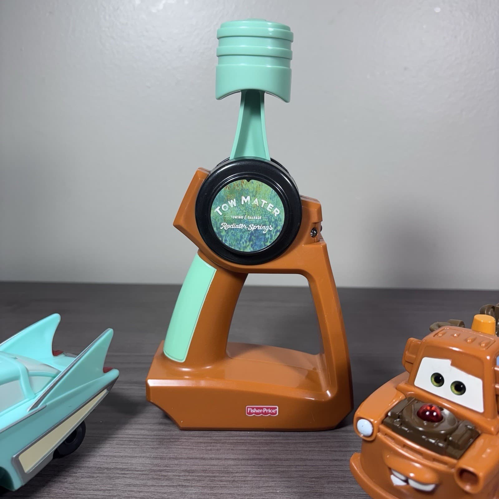 GeoTrax Disney Pixar Cars Tow Mater Turbo RC Version 2x Faster Tested Works 2008 2