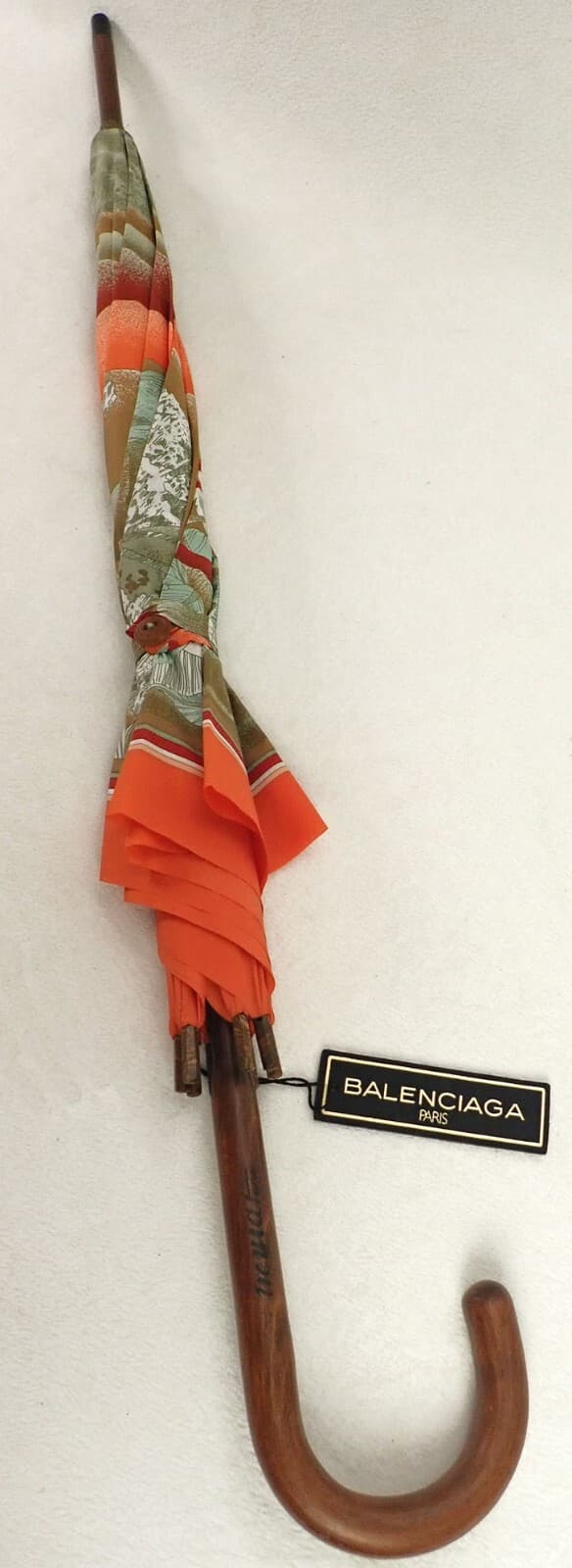 Vintage Authentic Balenciaga Paris Parasol Umbrella Rare Beautiful Piece  4