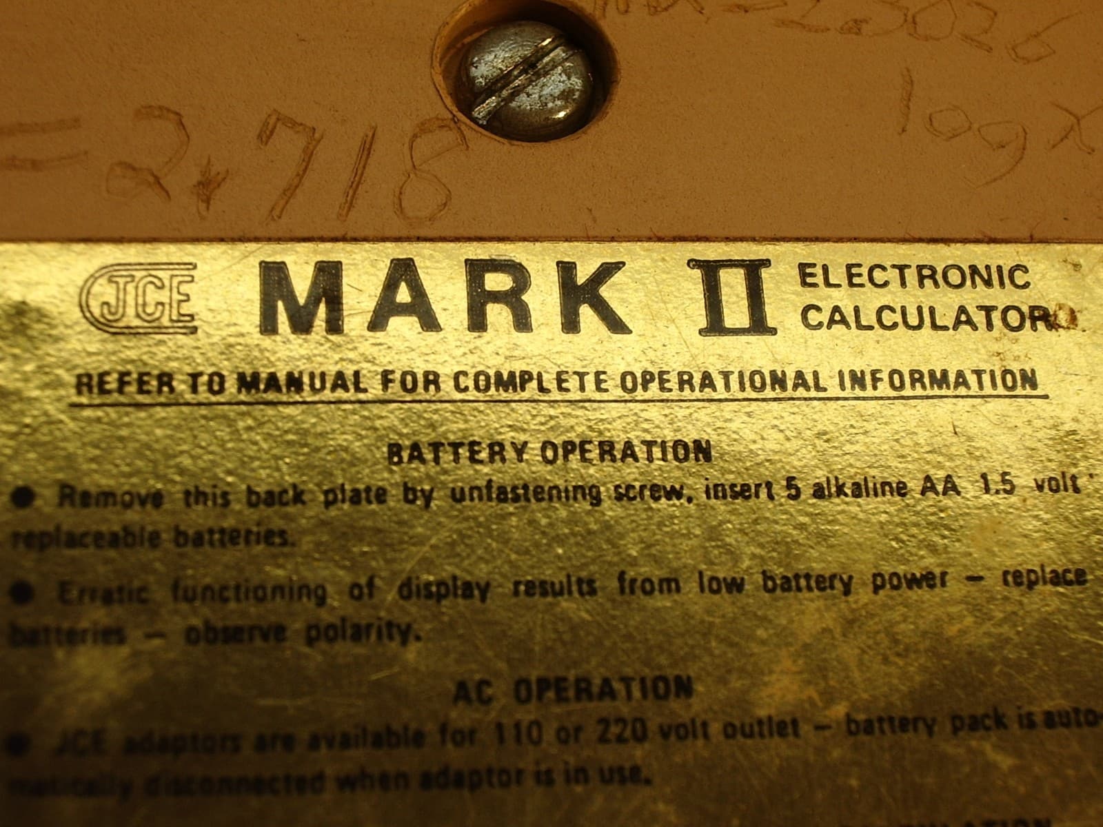 Vintage c.1972 Electronic Calculator-JCE Mark II-John Colling Enterprises-Boxed 6