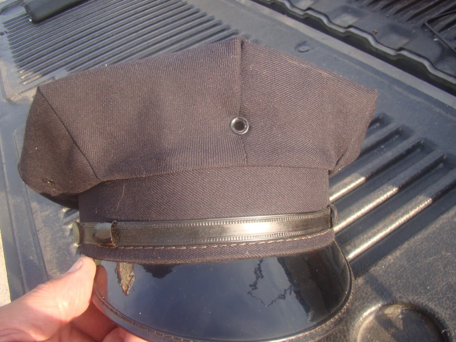 Vtg Fireman's Fire Department Dress Uniform Hat Cap Size 7 1/8 2