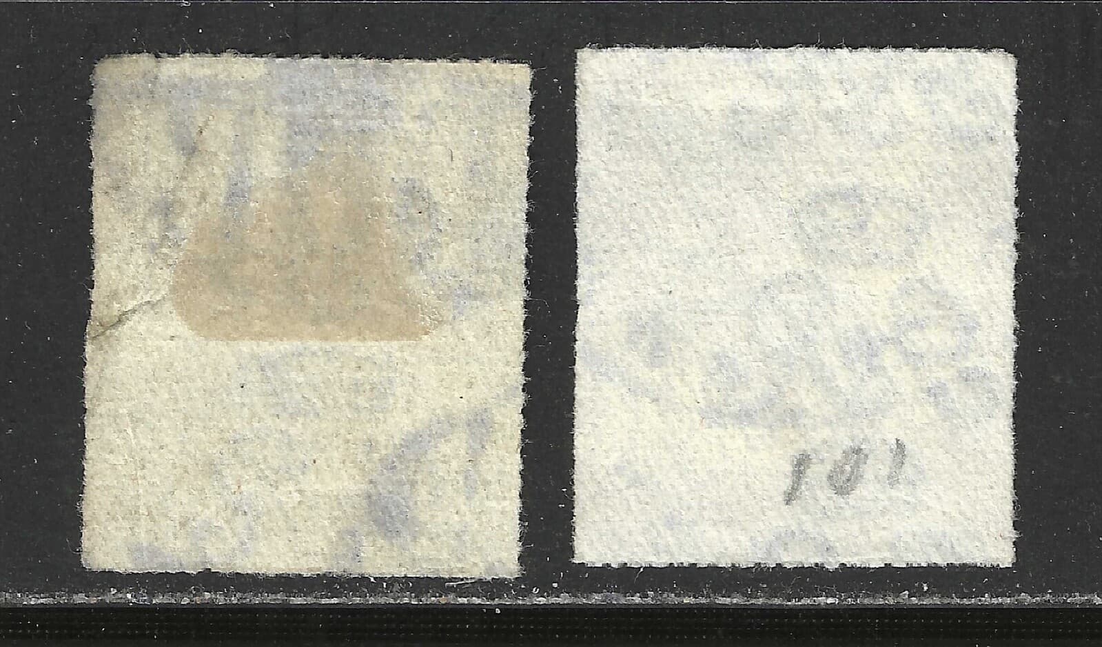 PALESTINE STAMPS #1-2  -- FIRST ISSUES  -- 1918 -- USED 2