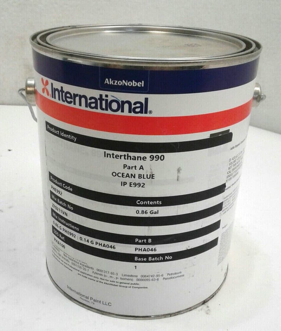 AknoNobel International PHE992 Interthane 990 Part A Ocean Blue IP E992 0.86 Gal 2