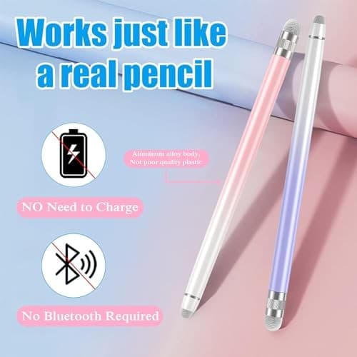  2PCS Stylus Pens for Touch Screens,Stylus Pen for iPhone/iPad/Tablet  3