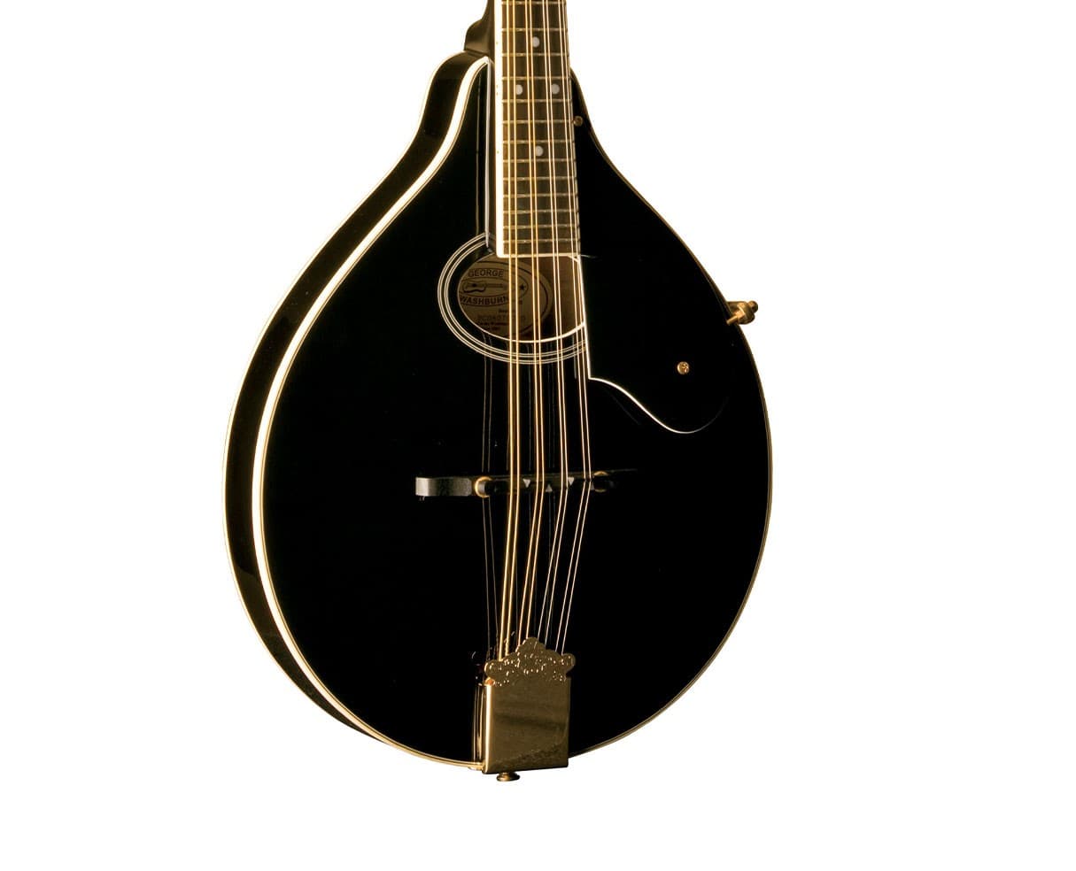 Washburn M1SDLB-A Americana Series M1SD A-Style Mandolin Black - Open Box