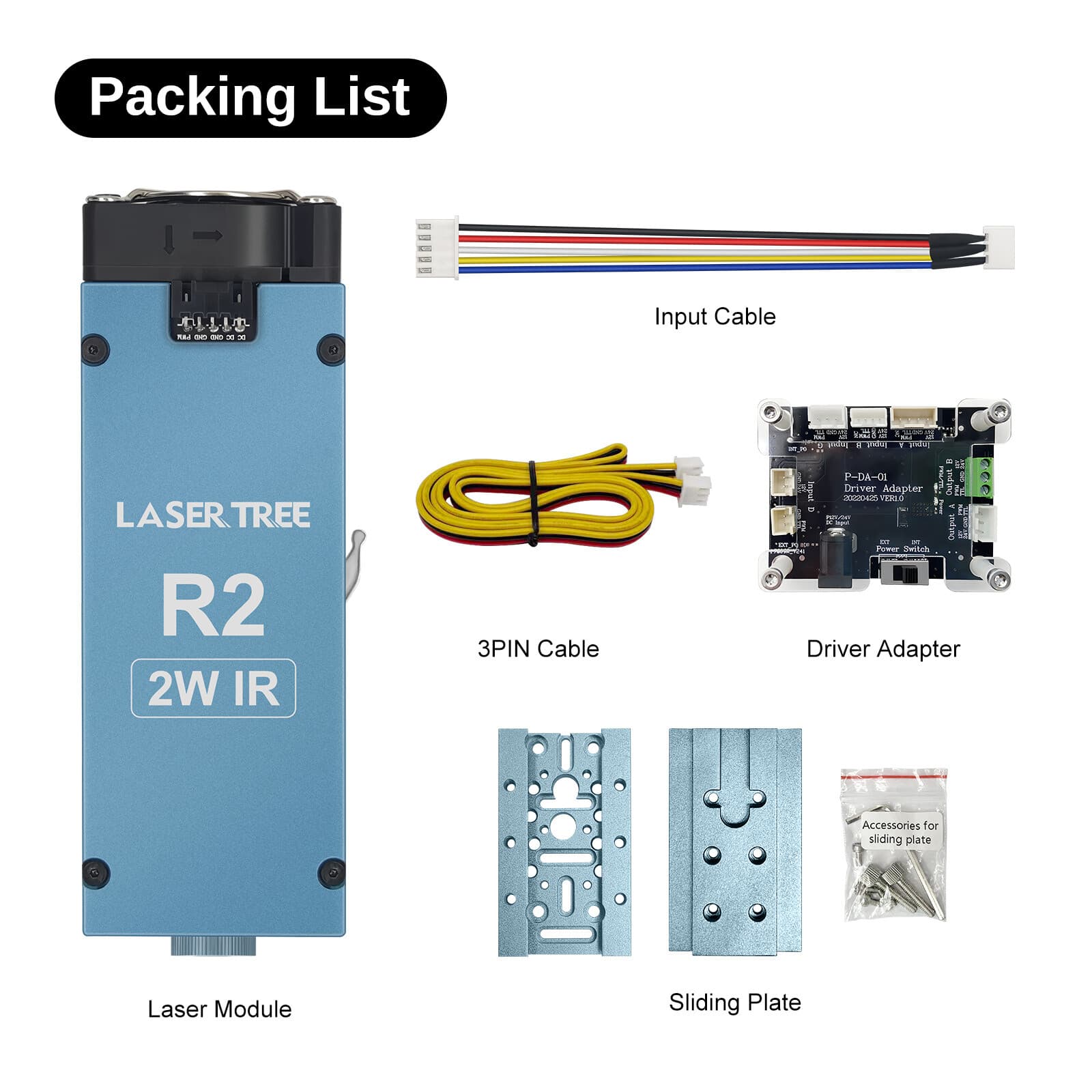 1064nm Infrared 2W Laser Module for Engraving Copper Acrylic Metal DIY Artefact 6