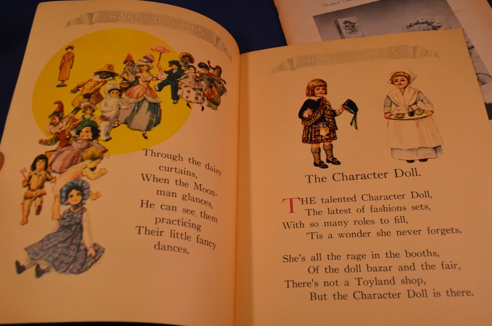 2 Vintage Doll Magazines Booklets,Happy Dollies Story Book,Doll News 1971 2