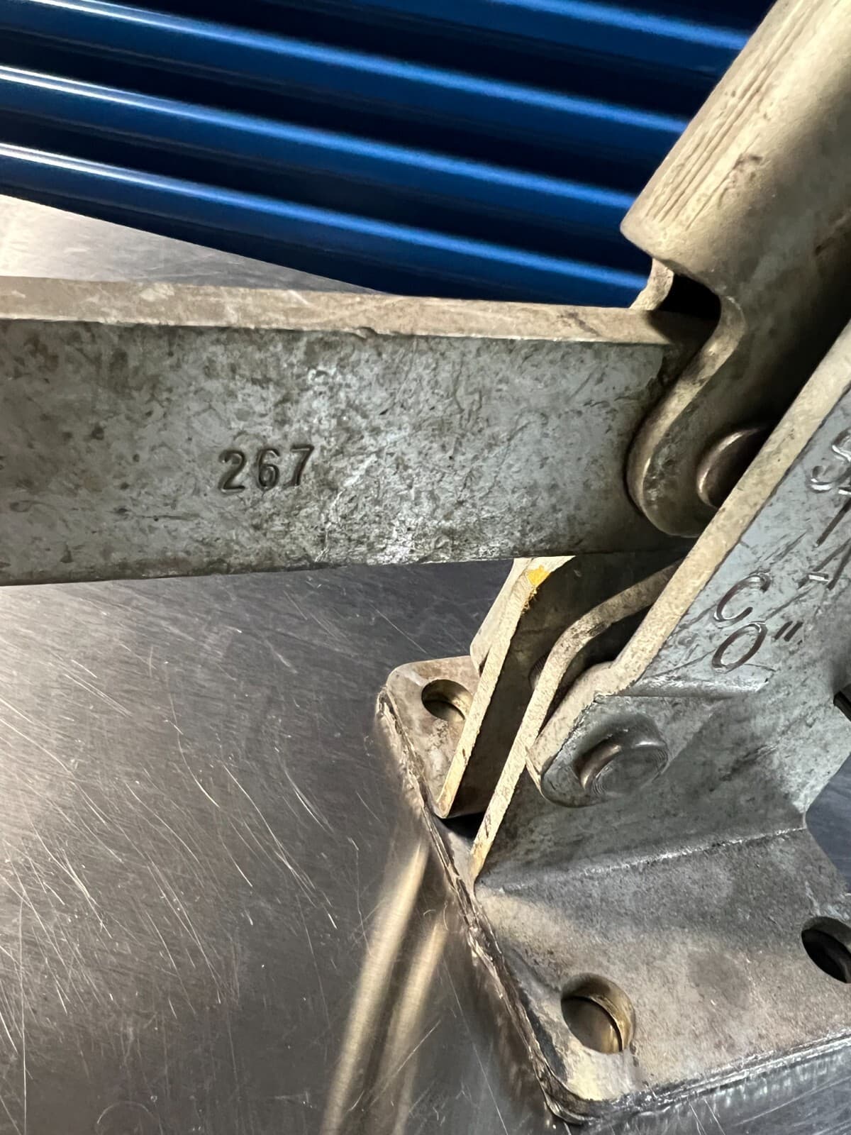 DE-STA-CO "267" Hold-Down Clamp Std Vertical Handle, Bar Base Mounting 3