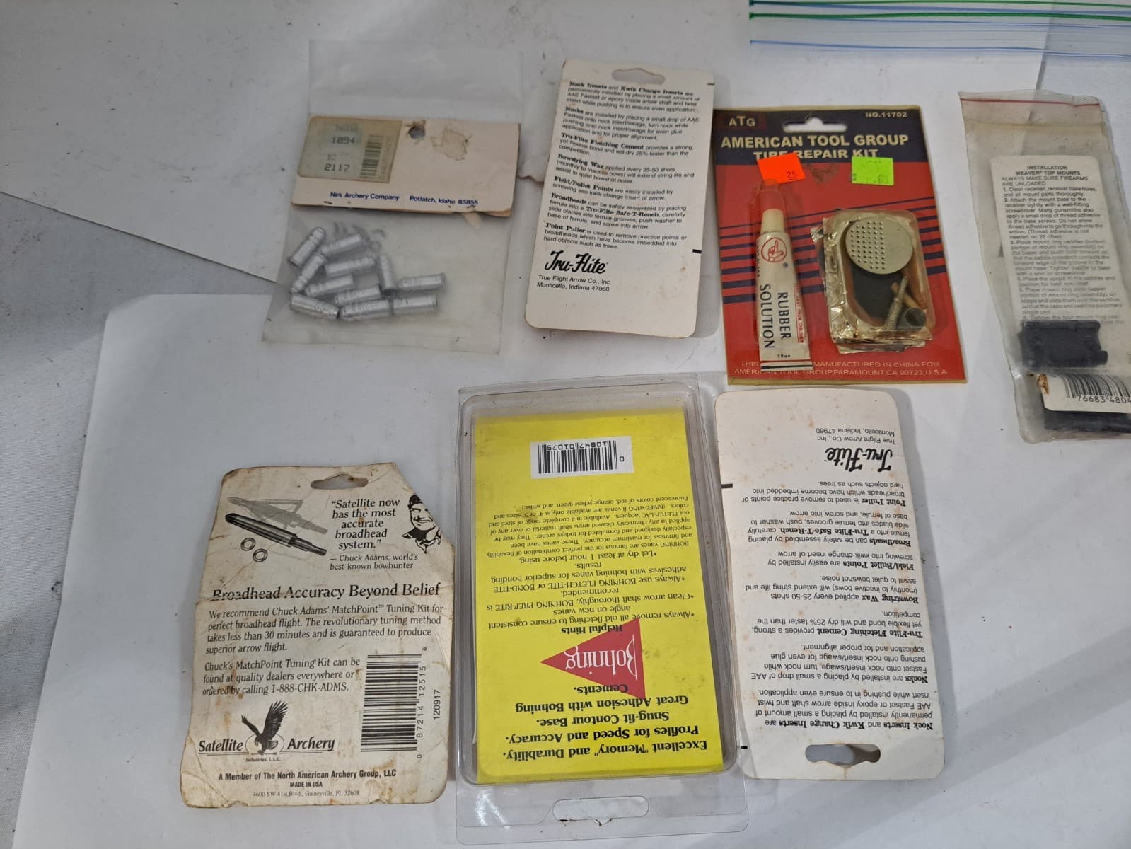 Archery Arrow Bow Supplies,  Grab Bag Lot 3