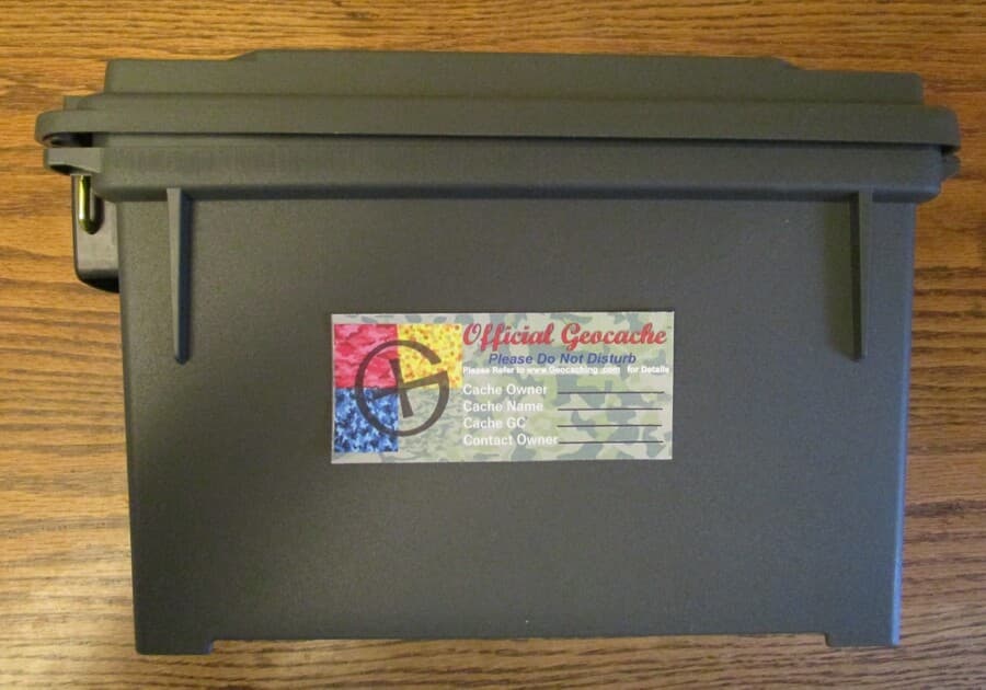 Practical Geocaching® – 12 Official Geocache Labels - STEALTH  GX Logo