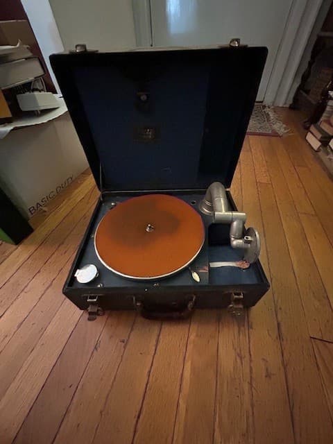 Antique Harmony Portable Phonograph Made by Columbia Phonograph - untested 2