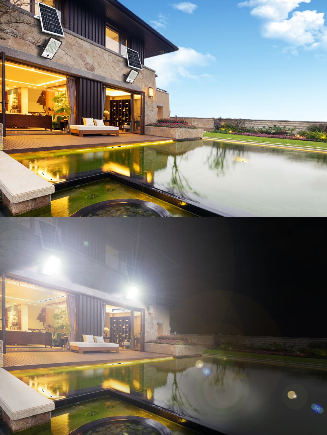 Solar Motion Sensor 1080P WiFi IP Camera CCTV APP Control LED Security Light  5