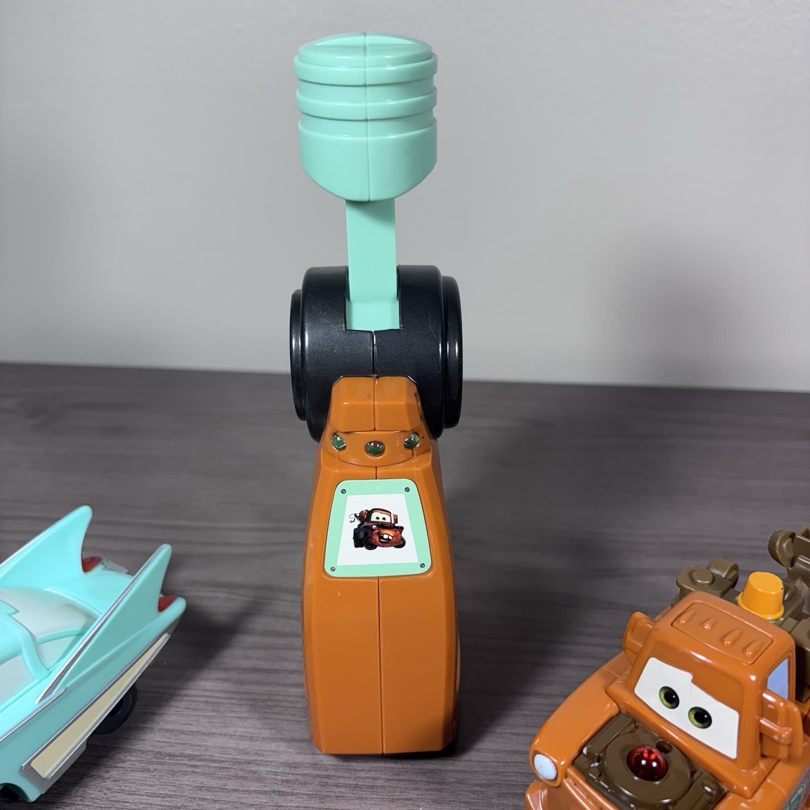 GeoTrax Disney Pixar Cars Tow Mater Turbo RC Version 2x Faster Tested Works 2008 3