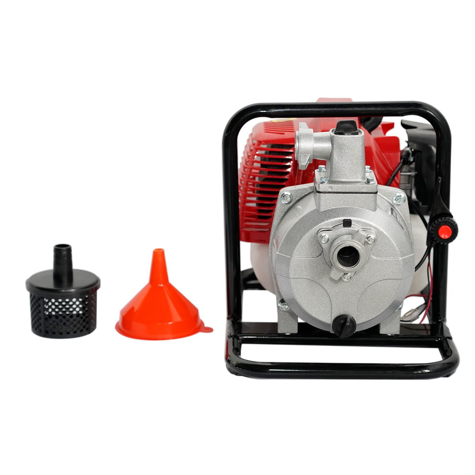 Gas Powered Water Pump,Water Transfer Pump, 1" 2-Stroke 2HP Petrol Engine 2