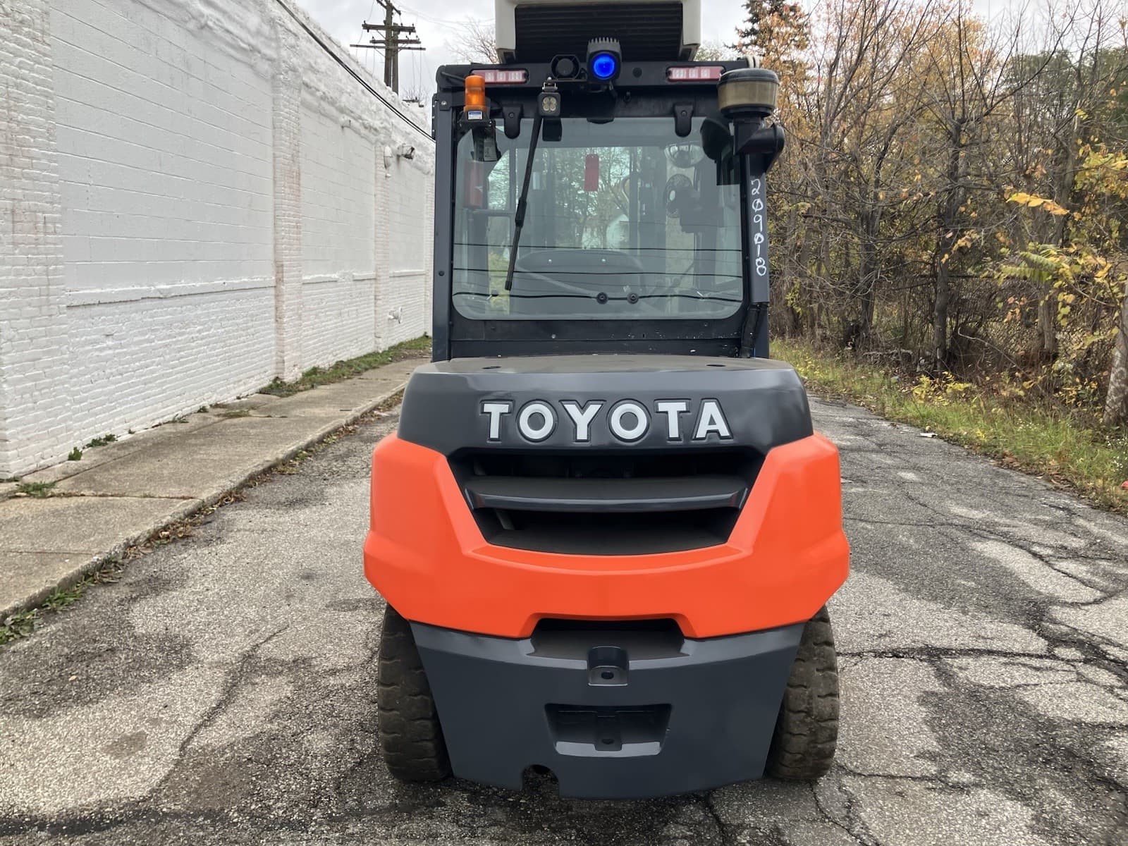 2020 Toyota 8000 LB  Solid Pneumatic Forklift With Side Shift and  2 Stage Mast 3