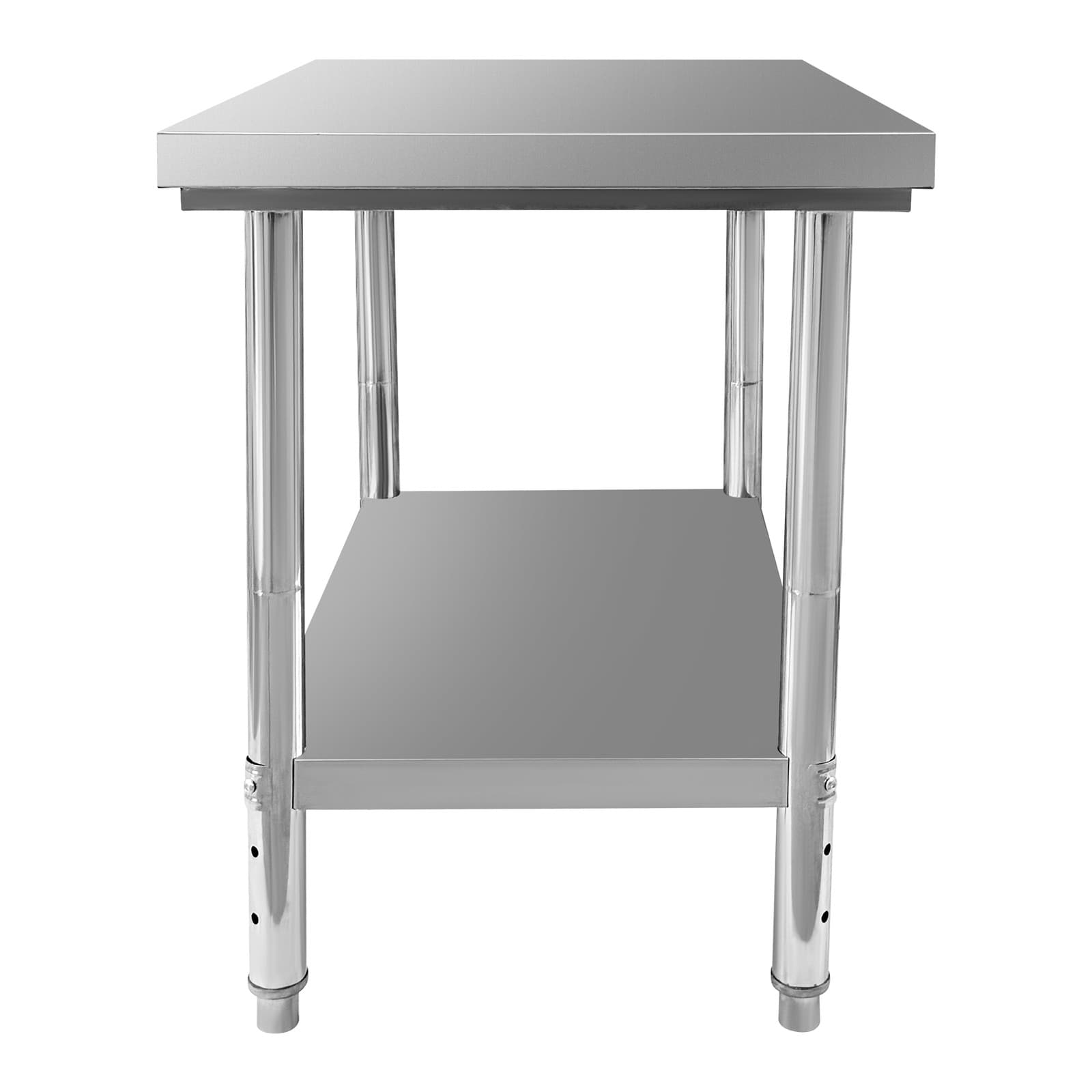 Stainless Steel Commercial Kitchen Prep &  Metal Work Table 23.6"x 23.6"x 31.5" 6