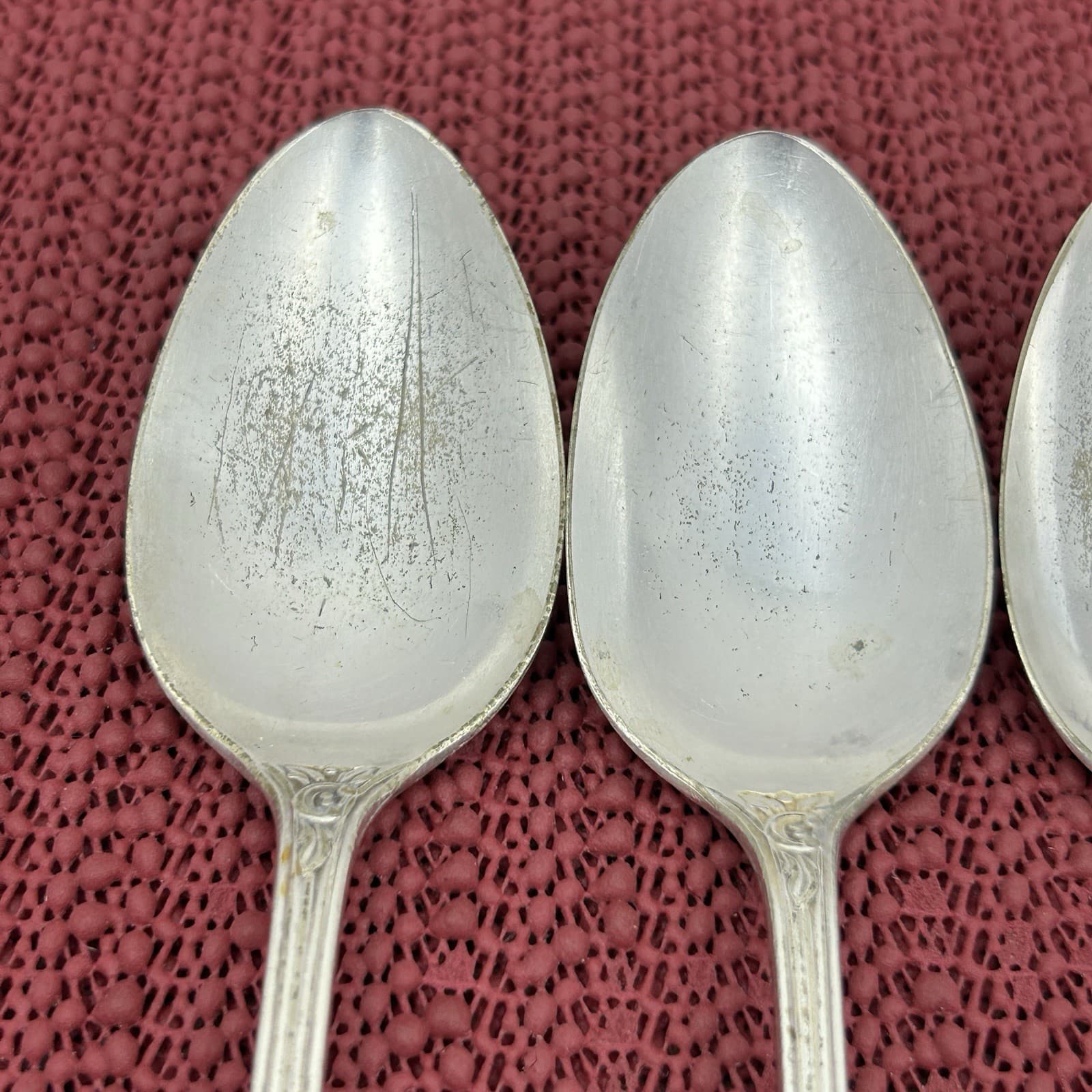 5 Oval Soup Table Spoons 1952 ENCHANTMENT LONDONTOWN 1881 Rogers Oneida 4