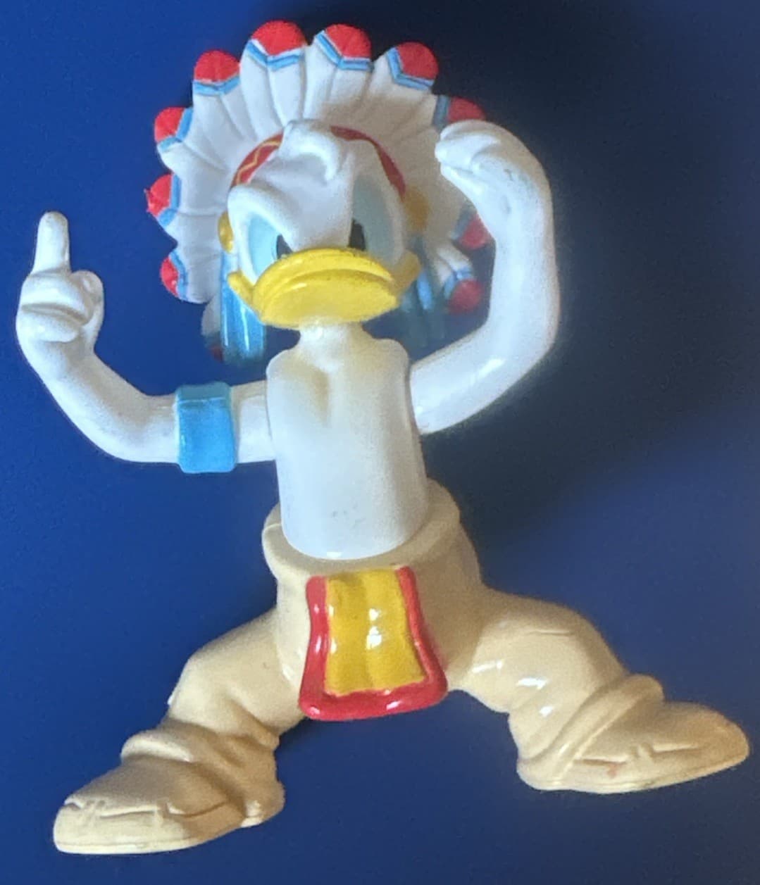Native American Indian Disney Donald Duck PVC figure 2.5 Inches 2