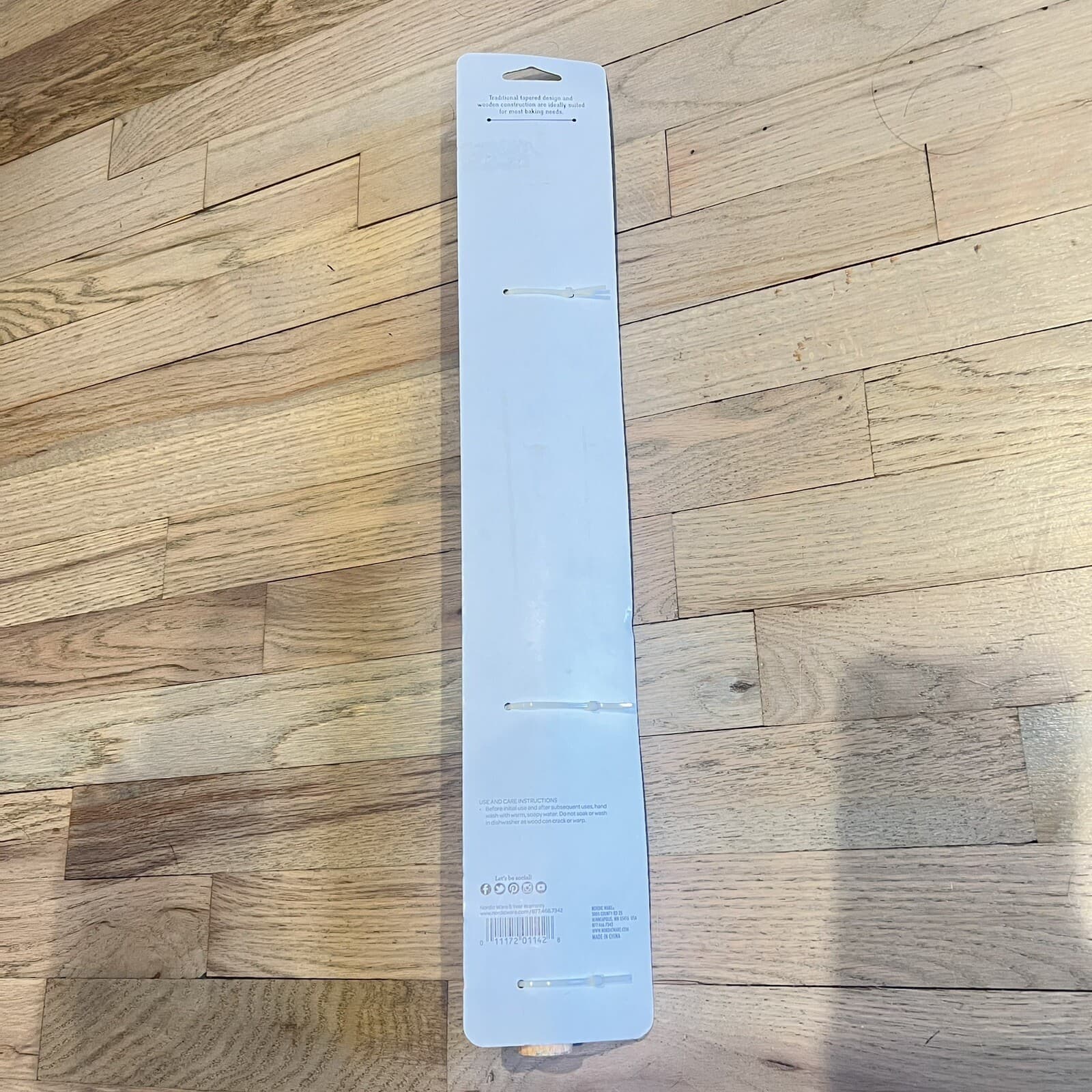 Nordic Ware Wooden Wood French Rolling Pin 19 Inches Long New In Packaging 4