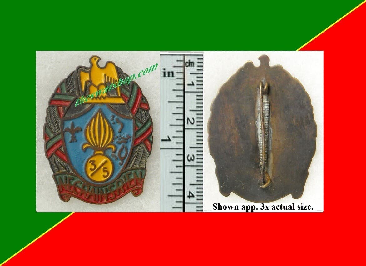 3rd BATTALION FOREIGN LEGION 5th INFANTRY RGT INDOCHINA 1942-43 Vietnam Made