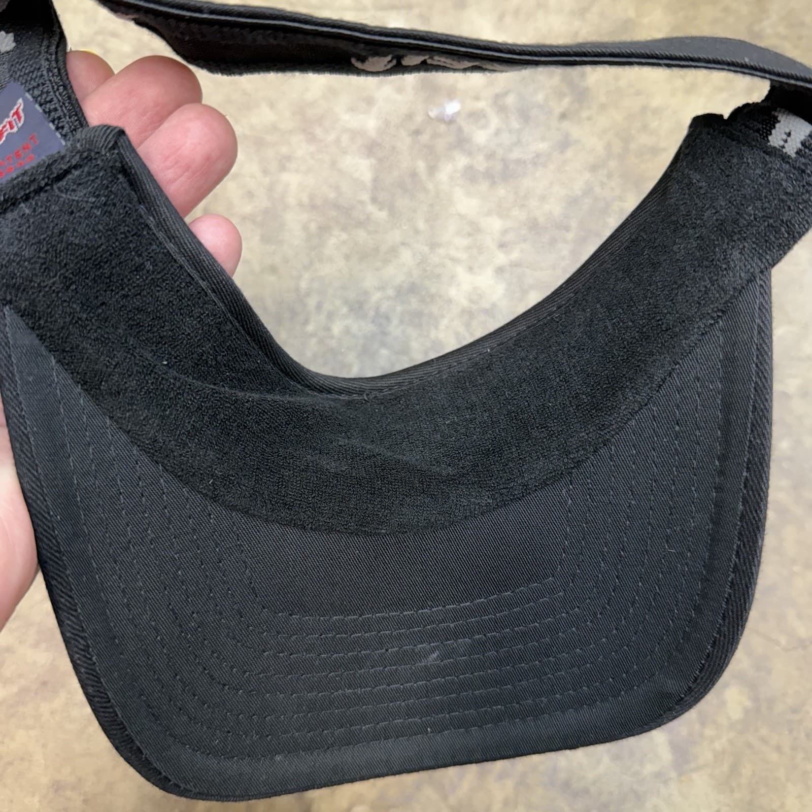 Vintage Think Skateboards Flexfit Visor 2000s Skate Y2K Lightbulb  4