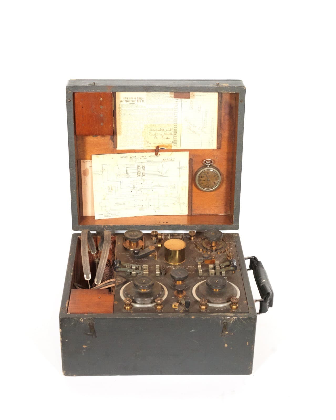 1916-17 Marconi / J&P Mark III Short Wave Radio Tuner * Historic WWI Trench Set 3