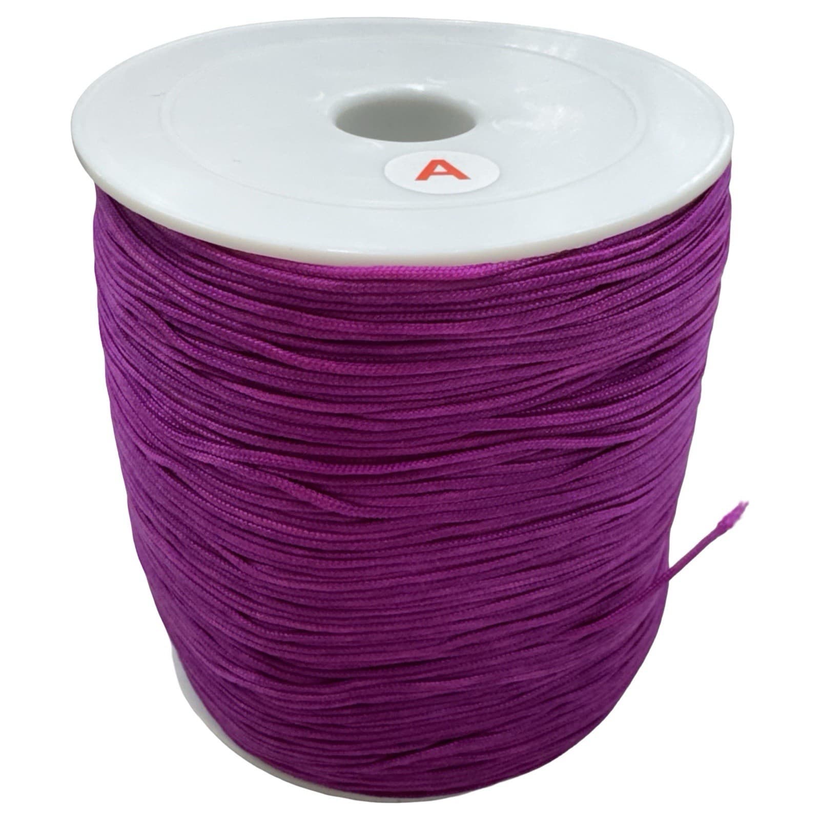 100 yds Silk Cord - Purple - size A (0.8mm Diameter) 2