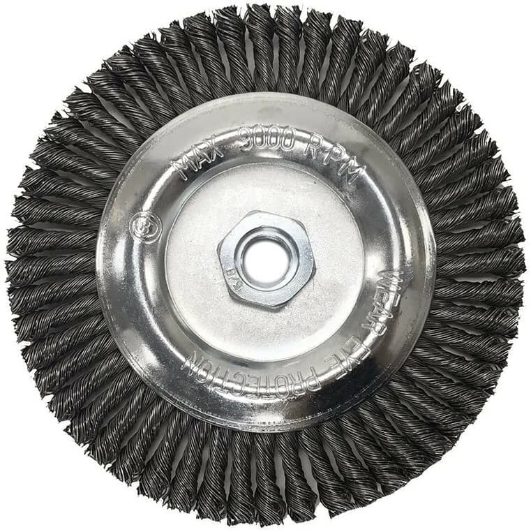 3 Pack - 7" x 5/8-11" Carbon Steel Stringer Bead Wire Wheel For Angle Grinder 2