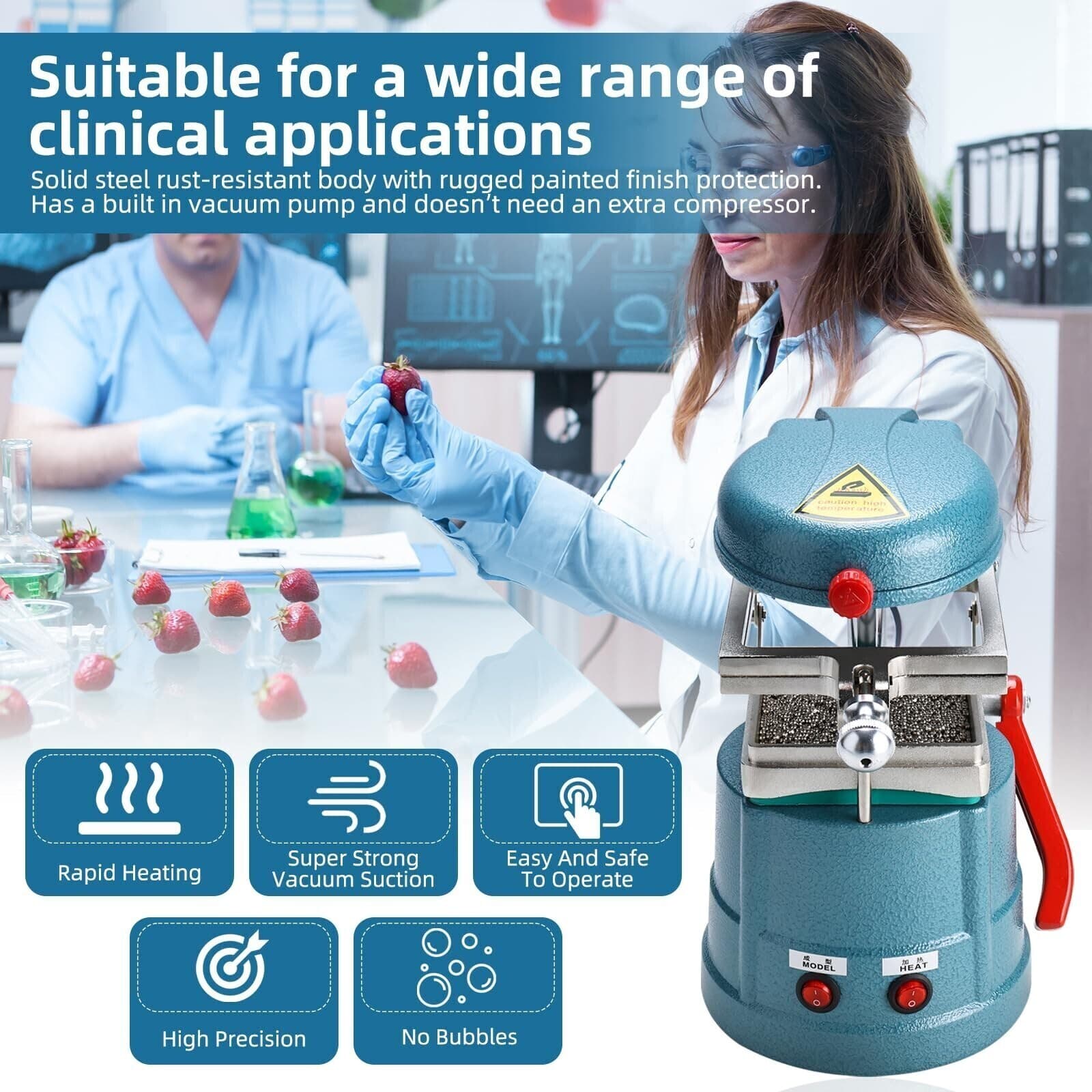 Dental Vacuum Molding Forming Machine  Former Heat Thermoforming Equipment 110V 3