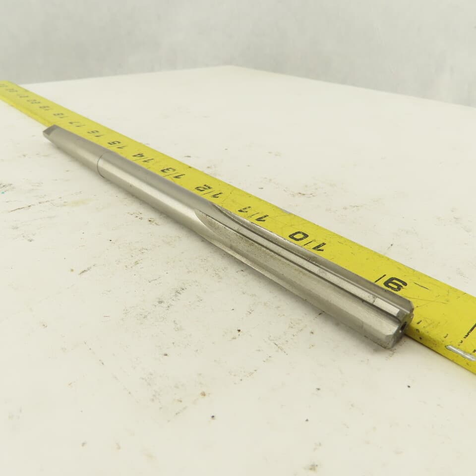 L & I 536 H21-97 B 1/2" Straight Flute Reamer MT #1 Morse Taper 1 Shank 5
