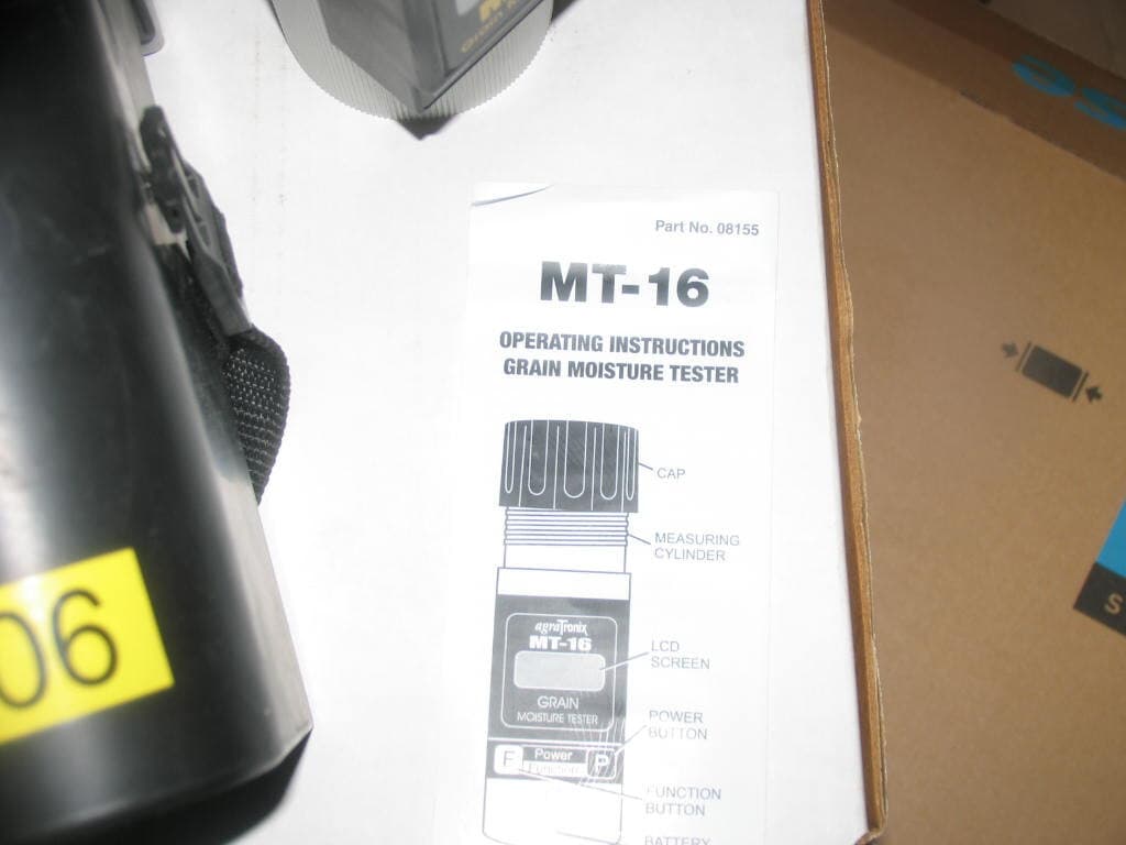 Agratronix Grain Moisture Tester MT-16   Corn Beans Wheat 3