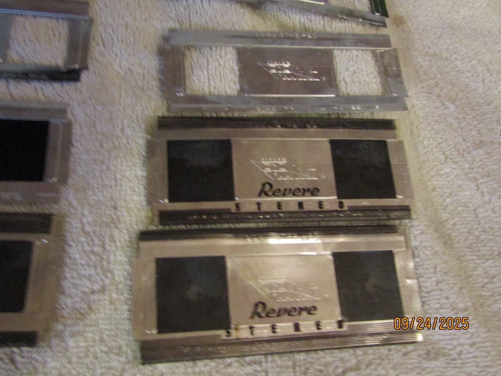 Vintage Stereo Realist Glass Slides White 1-5/8 x 4 Model ST-21-5A 24 & Parts 4