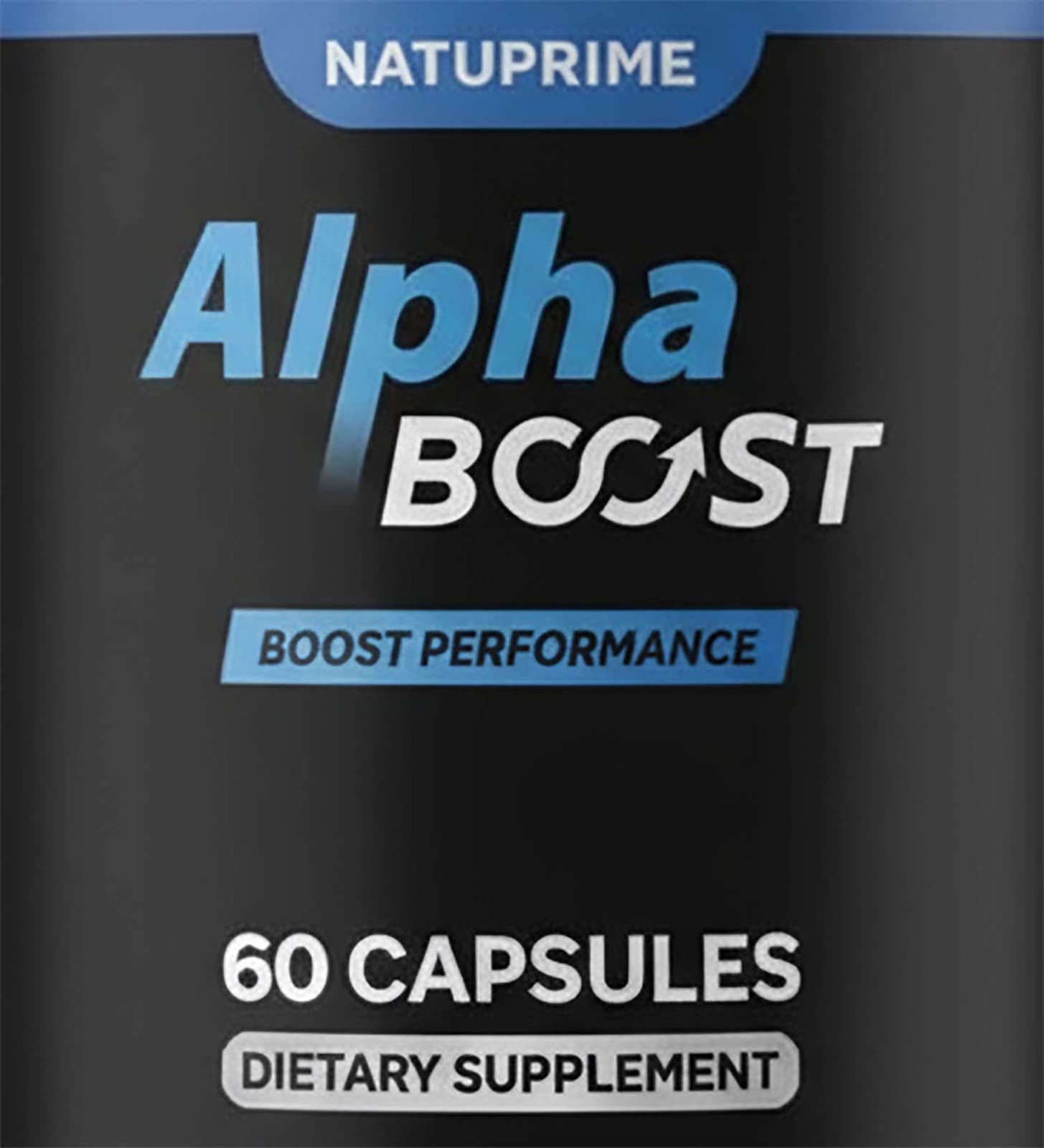 Alpha Boost Mens Health Support Supplement 60 Capsules Alpha Boost By NatuPrime