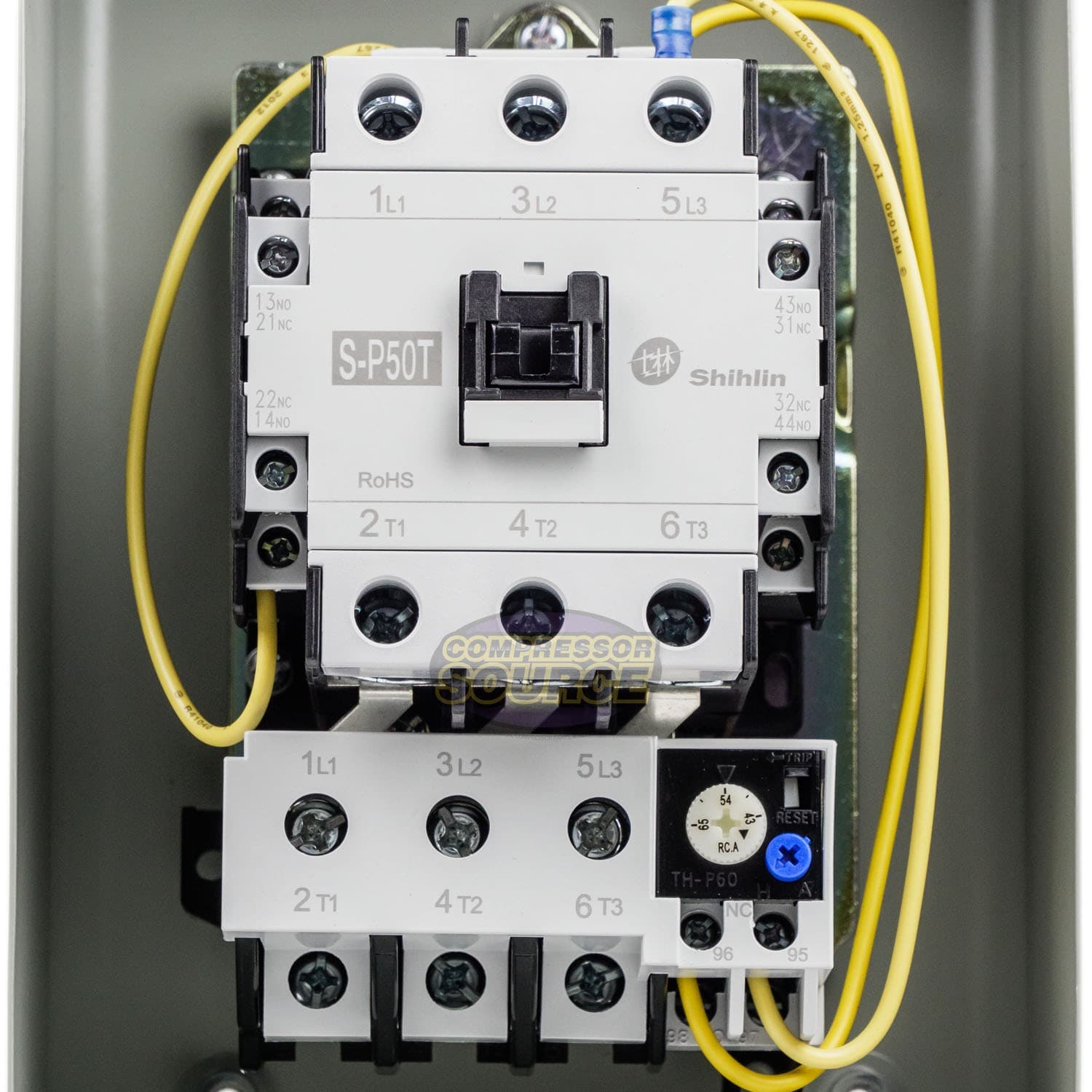 Shihlin 15 HP Three Phase Magnetic Starter Motor Control Switch 208/240V P50T 4