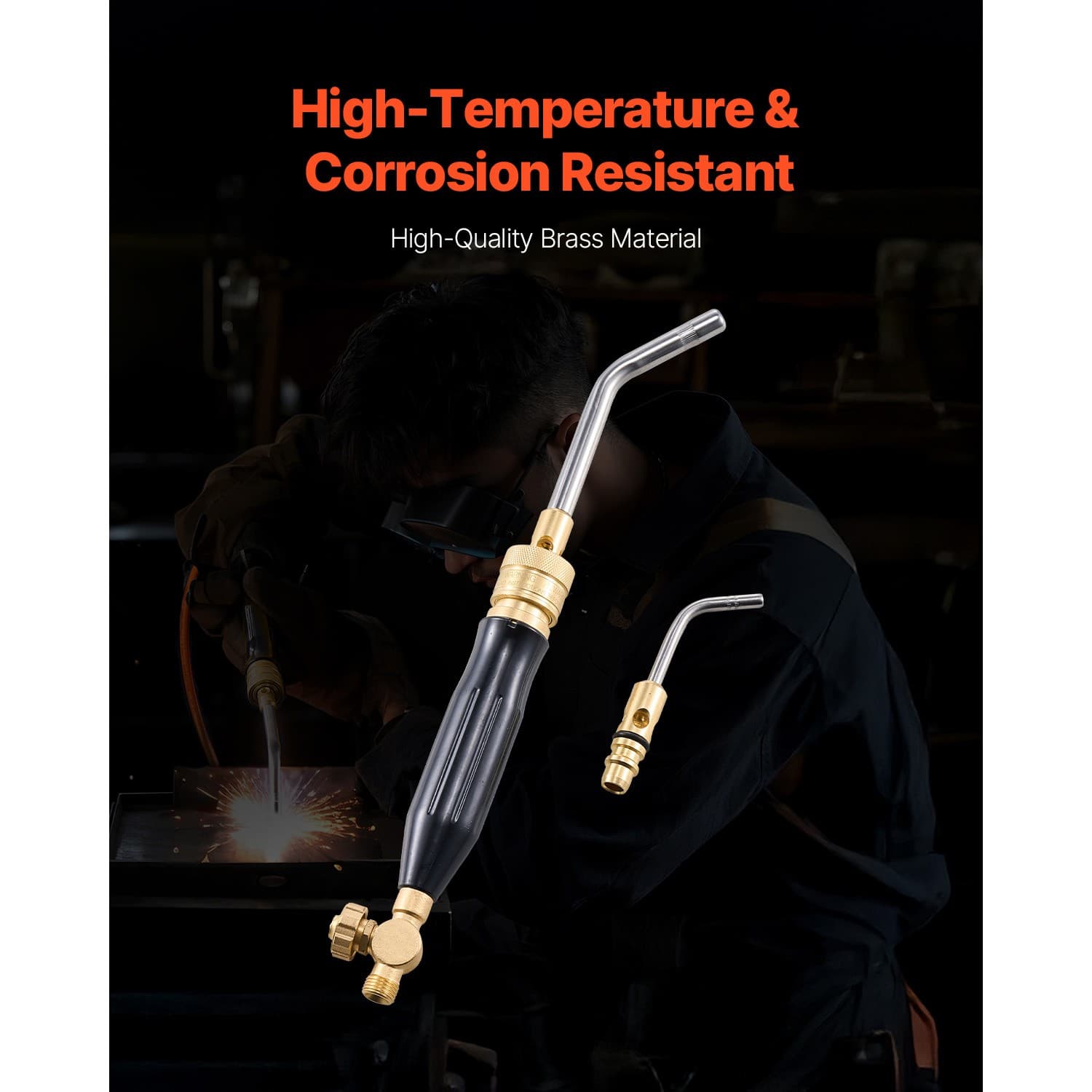 Uimoso Air Acetylene Torch Kit Gas Torch and Welding Kit W/ Hose Regulator Valve 2