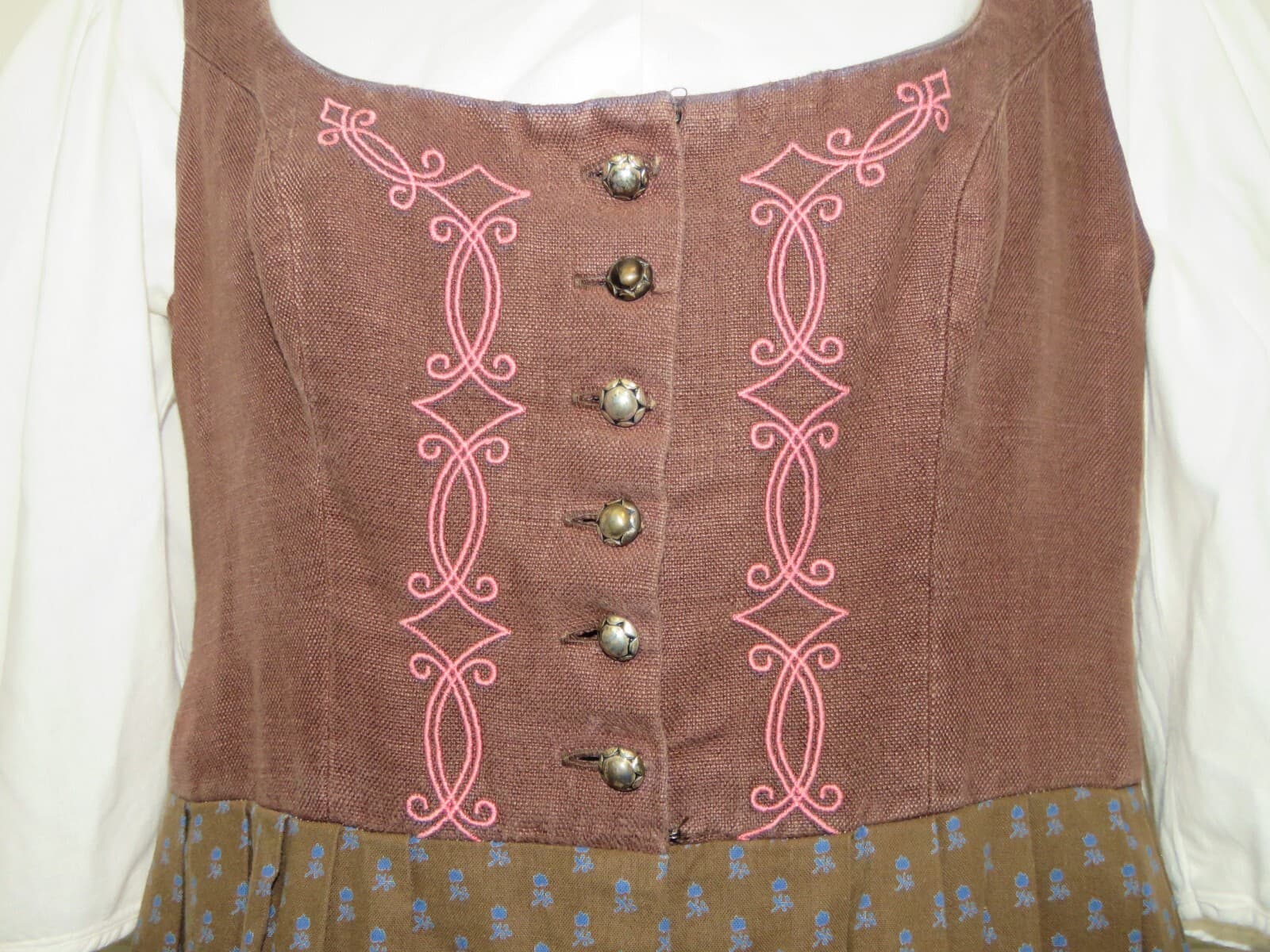 Oktoberfest Dress - Dirndl Vintage Kibek Authentic German 2 Bouses/2 Aprons 3