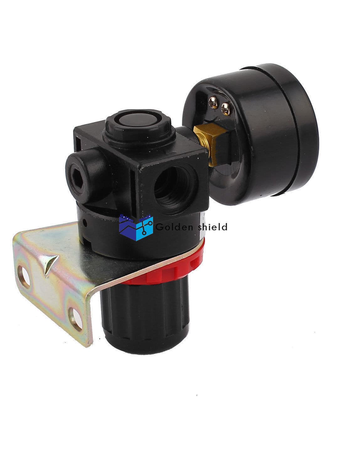 AR2000 Adjustable Pressure Metal Pneumatic Regulator 1/4" w Pressure Gauge✦Kd 3