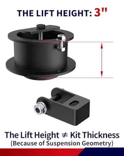  3'' Front Leveling Kit for 2014-2023 Ram 2500 4WD, 2013-2023 Ram 3500 4WD, 3  3