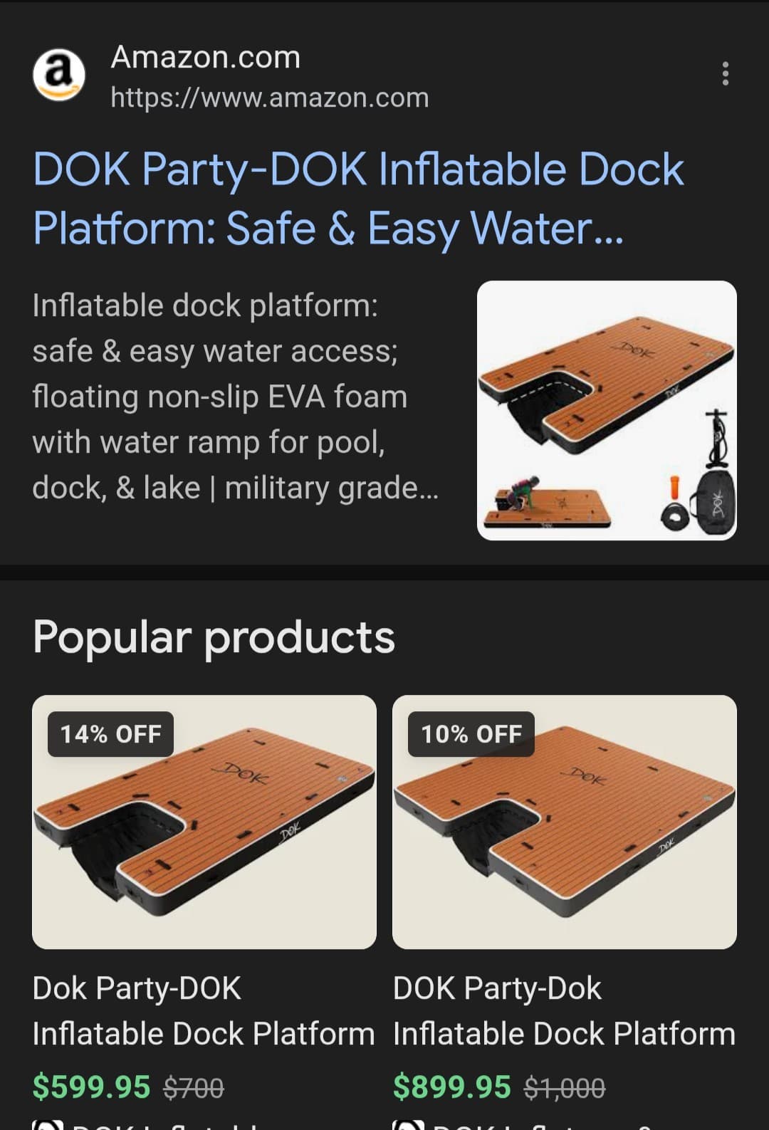 PARTY DOK!  INSANELY AWESOME INFLATABLE FLOATING DOCK. BRING THE DOG. PARTY TIME 2