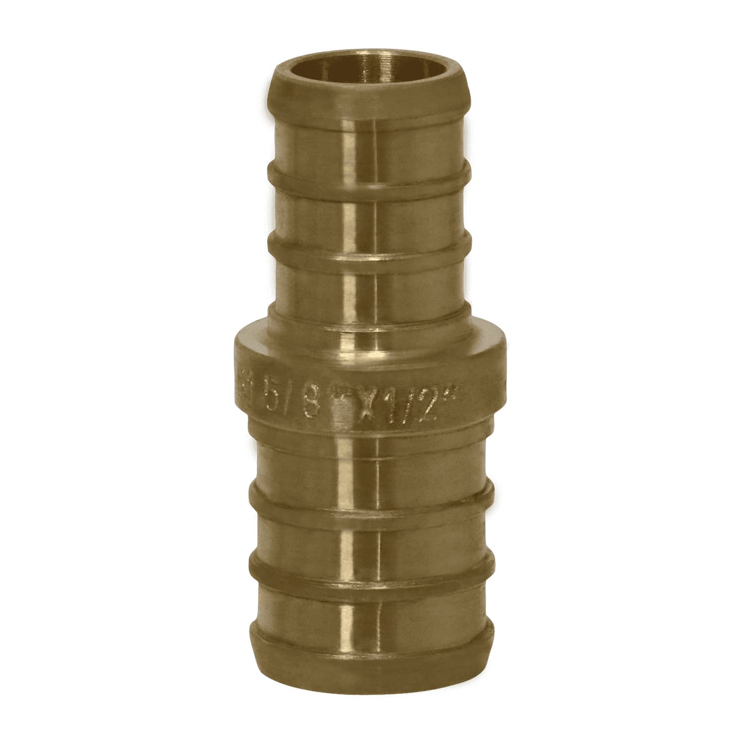 10 Pcs XFITTING 5/8" x 1/2" Pex Coupling, 1/2" x 5/8" Pex Reducing Coupling 3