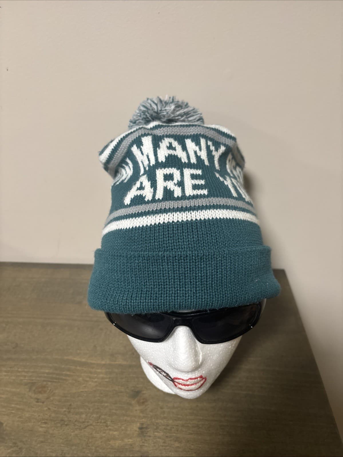 Phish Dry Goods Knit Beanie Hat - How Many People Are You - Winter Pom Cap Green