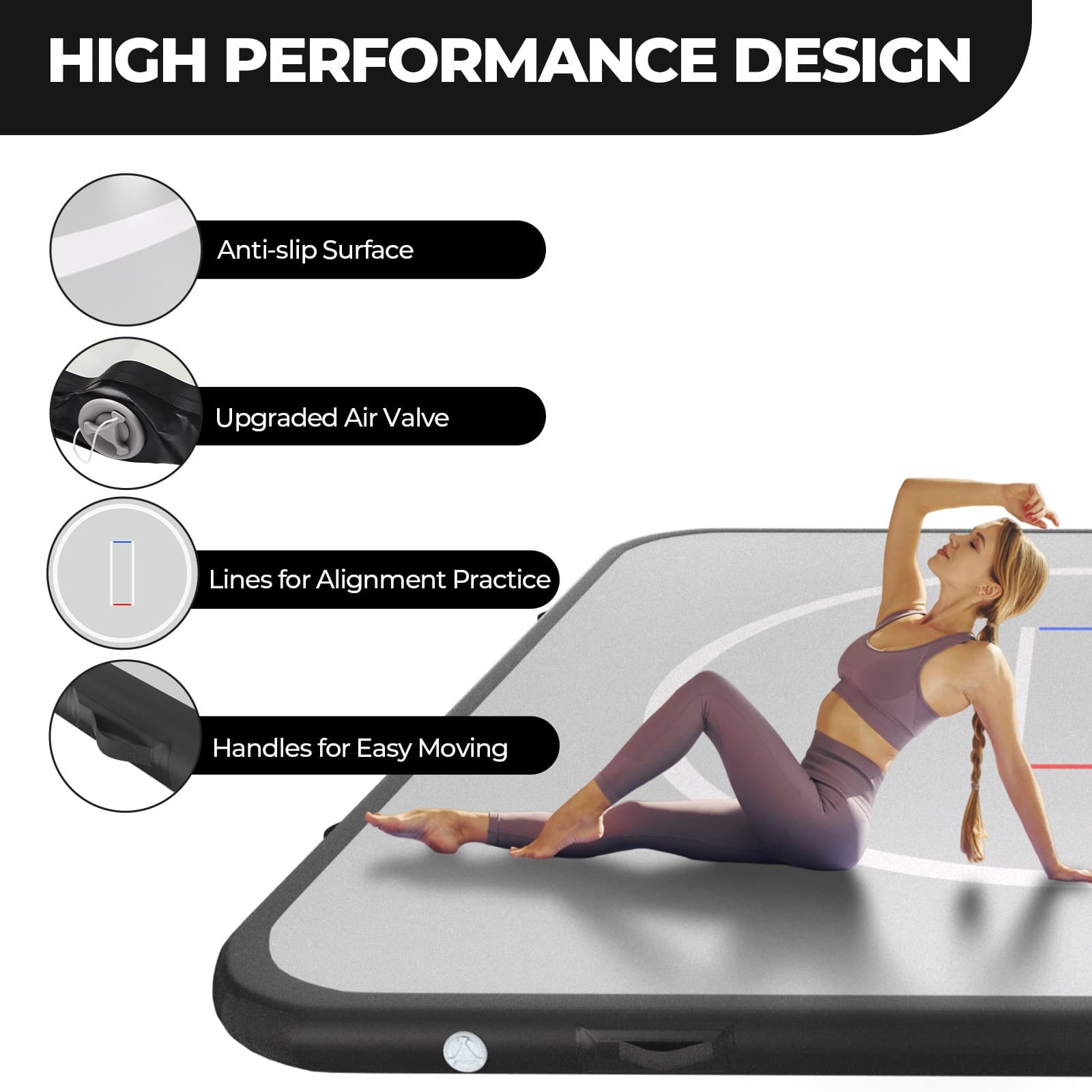 Inflatable Wrestling Mats for Home,10x10FT Gymnastics Mat for Martial Art,MMA 2