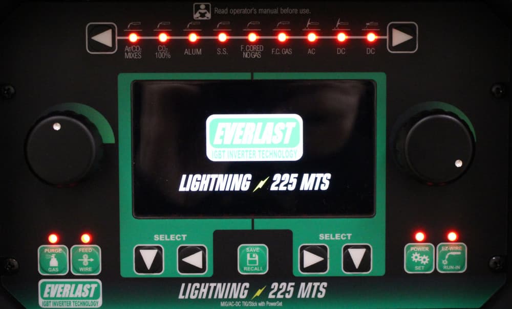 NEW LightningMTS 225 200 Amp AC/DC Pulse TIG / MIG / Stick Combo 110v/220v 5