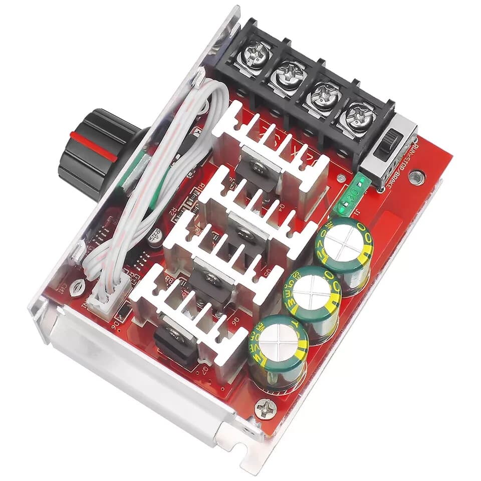 DC 7-70V 30A PWM HHO RC Brush Motor Speed Controller Power Wheel Dimmer 12V 24V  2