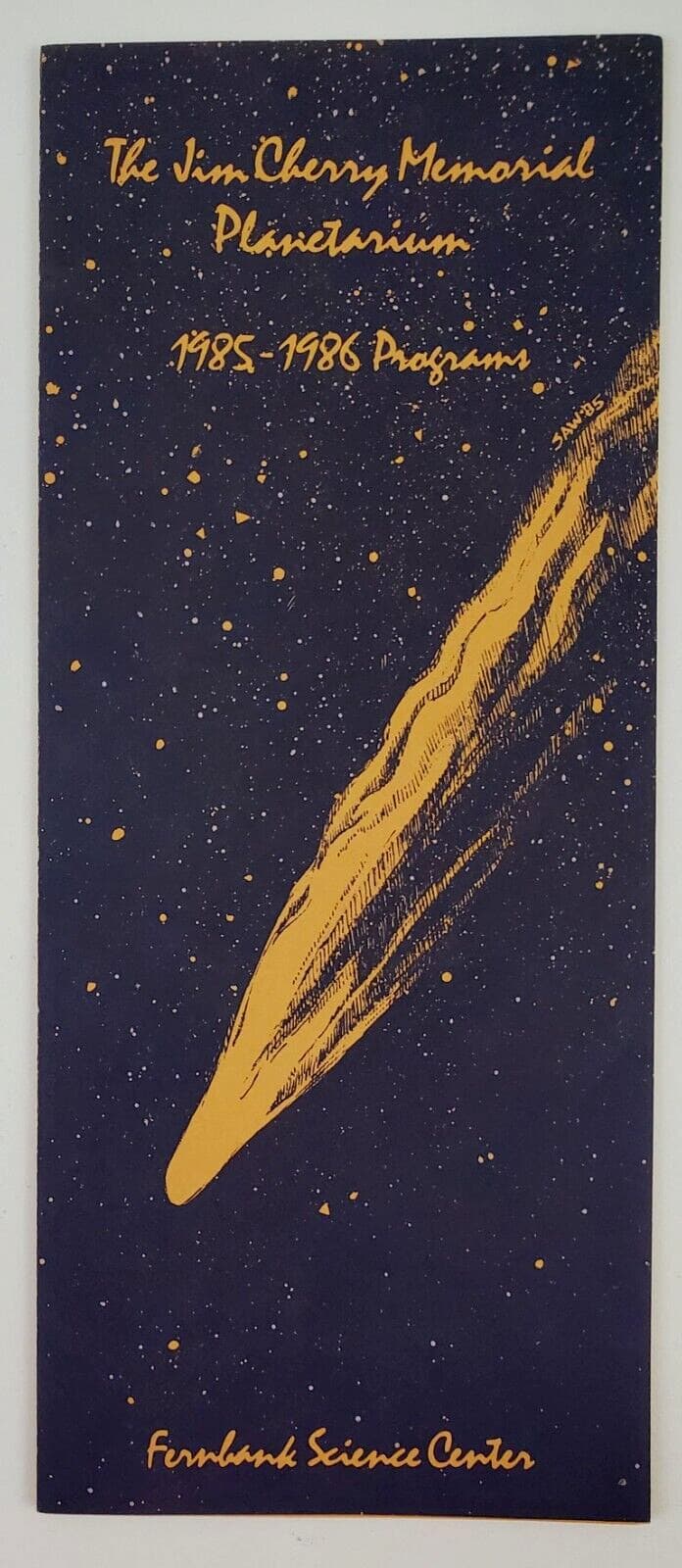 1985 Atlanta GA Fernbank Jim Cherry Memorial Planetarium Programs Vtg Brochure