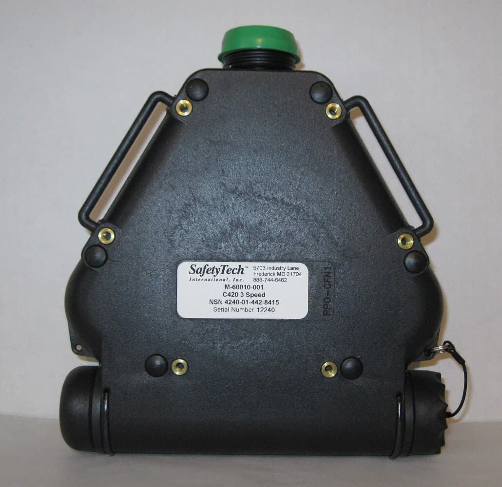 1 Safety Tech 3 Speed PAPR Blower C-420 Micronel Military USA Made 3